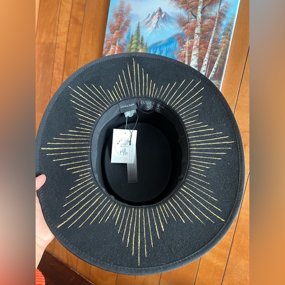 NWT The Luna Bloom Life Davos Hat Hand Painted - Picture 5 of 10